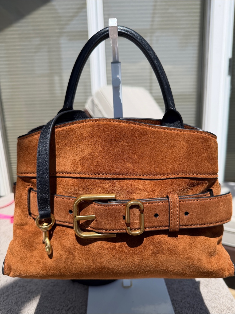 Marc Jacobs Suede Dakota Small Satchel Copper price firm